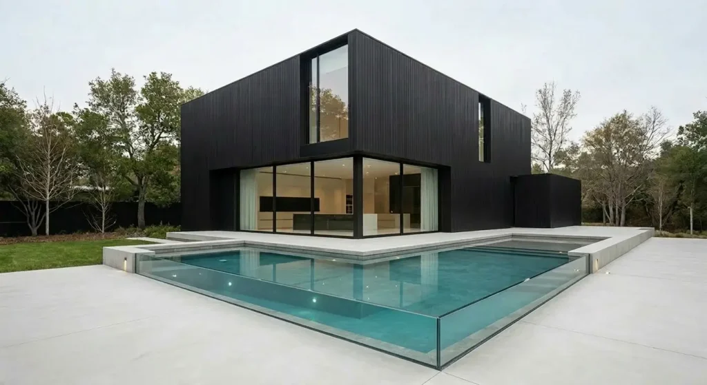 AI pool design — modern backyard AI pool design — modern backyard